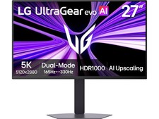 LG UltraGear evo AI 27 inch Dual Mode 5K 165Hz QHD 2K 1440P 330Hz IPS MINI LED picture
