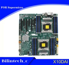 FOR Supermicro X10DAI 256GB C602 VGA LGA2011 Server Motherbroad Test ok picture