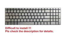 US Silver Keyboard for HP Laptop 17z-cp200 Non-Backlit picture