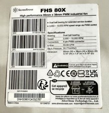 SilverStone FHS80X High Performance 80mm x 38mm PWM Industrial Fan picture
