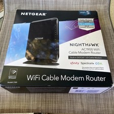 NETGEAR Nighthawk AC1900 Wifi 5 DOCSIS 3.0 Cable Modem Router - C7000-100NAS picture