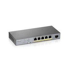 ZYXEL 5-port GbE Smart Managed PoE Switch with GbE Uplink (gs1350-6hp) picture