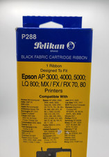 Pelikan P288 Black Fabric Cartridge Ribbon Epson AP 3000 4000 5000 LQ 800 picture