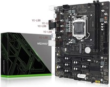 B250 BTC Mining Motherboard LGA 1151 Socket w/ 12 GPU Slots DDR4 mSATA VGA+DVI picture