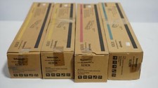 -4x-GENUINE-XEROX PHASER 6200 HIGH-CAPACITY TONER CARTRIDGE YELLOW CYAN MAGENTA picture
