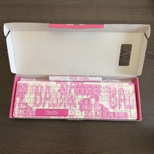 Barbie Wired USB PC Keyboard Brand New Mattel 2023 picture