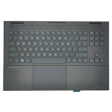 M00667-001 For HP OMEN 15 15-EN 15Z-EN Palmrest RGB Backlit Keyboard Touchpad US picture