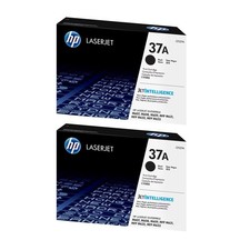 HP 37A Black Standard Yield Toner Cartridge (CF237A), Pack of 2 picture