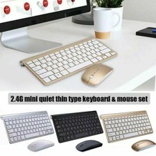 Mini Wireless Keyboard And Mouse Set Waterproof 2.4G For Mac Apple PC Computer picture