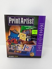 SEALED NEW - 1998 Sierra Home Print Artist Computer, Windows 95 / Mac picture
