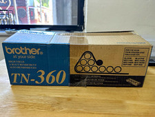 New Brother Genuine TN-360 TN360 High Yield Black Toner Cartridge - New Open Box picture