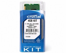 Crucial 4GB Kit (2x2GB) DDR3 PC3-10600 ECC UDIMM CL9 240-Pin RAM CT2KIT25672BA13 picture