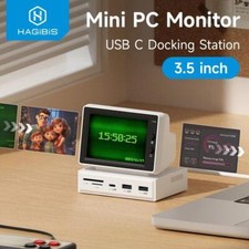 Hagibis 3.5inch Ips Mini Screen Aida64 Mini Pc Cpu Ram Hdd Data Monitor Display picture