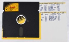 Vtg Kodak Computer Floppy Disk - (Atari, DOS 2.5, Antic-Creative Process, 1980s) picture