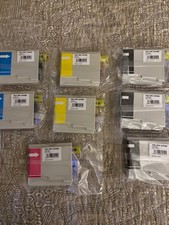 Compatible Lot of 8 LC51 Ink Cartridges fits Brother 3-Bk, 2-Yel, 2-Cyan, 1-Mag. picture