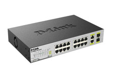 D-Link DES-1018MP 18-Port Unmanaged PoE Switch - Power over Ethernet 802.3af picture