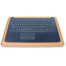 For HP 17BY 17-BY 17-CA New Black Palmrest Keyboard Touchpad Non-Backlit Laptop picture