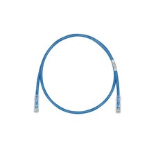 3 ft Panduit UTP28X3BU 28 AWG Copper Cat 6A UTP Patch Cord Blue picture