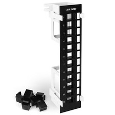 12 Port Blank Keystone Patch Panel with (6-Pack) Blank Keystone Jack Inserts,... picture
