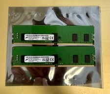{Lot Of 2x} Micron 8GB DDR4-3200 Server Memory RAM MTA9ASF1G72PZ-3G2R1TI picture