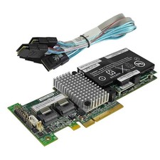 IBM ServeRAID M5015 6Gb/s RAID Controller 46C8927 +BBU +2x Cables picture