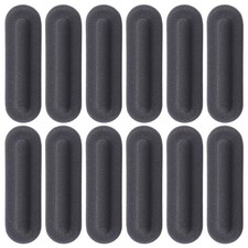 12Pcs Laptop Rubber Feet Replacement Black Durable Anti Slip Bottom Case Pads picture