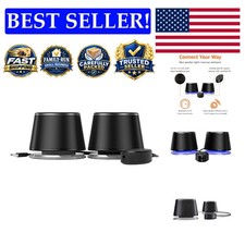 Enhance Your Audio with Bluetooth Speakers, USB Powered & LED Lights Included picture