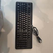 New HP KU-1156 Black USB Wired 104-Key US Standard Desktop Keyboard  picture