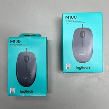LOGITECH Full-Size USB Wired Mouse (2-Pack) 4.5