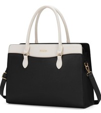RAINSMORE Laptop Bags for Women 15.6 Inch Ladies Work Bag PU Leather Designer... picture