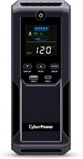 CyberPower CP1500AVRLCD3 Intelligent LCD UPS Battery 12 Outlets, 2 USB Ports, AV picture