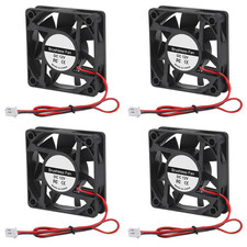 4Pcs 60Mm X 60Mm X15Mm Brushless Cooling Fan - 6015 DC 12V 2.36In 2 Pin Fan picture