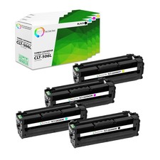 TCT 4PK CLT506L Color Toner Cartridge Set For Samsung CLP-680 CLX-6260 series picture