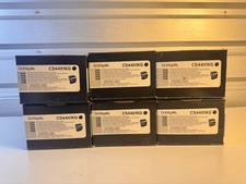 6-Pack Lexmark C544X1KG OEM Black Toner Cartridge 6K New Sealed C544 X544 picture