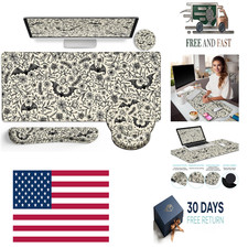 Goth Bat Ergonomic Mouse Pad Set, Large Desk Mat for Desktop picture