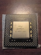 Intel Pentium MMX SL27J FV80503200 200MHz 2.8V Socket 7 CPU Processor picture