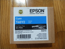 2023 Genuine Epson T46Y2 Cyan Ink SureColor SC-P900 50ml Factory Sealed picture