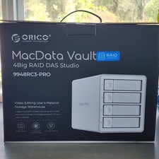 ORICO MacData Vault 4Big 4 Bay 20Gbps RAID Hard Drive Enclosure USB 3.2 Gen2X2 picture