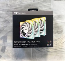 Thermaltake Toughfan EX 140 ARGB Sync, White, PC Cooling Fan, Fan x3, 140mm picture