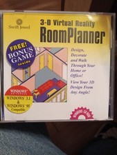 Vintage Cosmi 3D Virtual Reality Room Planner Swift Platinum PC CD-ROM 1995 picture