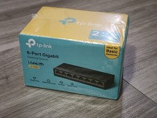 TP-LINK LS1008G 8-Port 1000Mbps Desktop Switch - Black picture