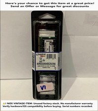 Kingston 256MB DDR 333MHz PC2700 Laptop RAM Vintage NOS KVR333X64SC25/256 picture