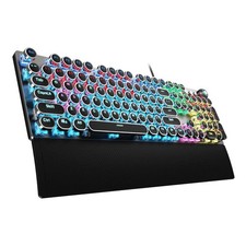 AULA F2088 Typewriter Style Mechanical Gaming Keyboard Wired, 104 Keys picture
