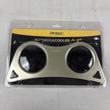 Antec Notebook Cooler To Go Laptop Cooling Dual Fan Gold New In Package picture
