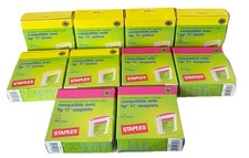 LOT OF 10 NEW Staples Compatible for HP 11 Inkjet Cartridges YELLOW MAGENTA EXPI picture