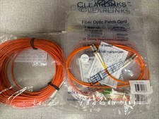 Lot Of Fiber Optic Patch Cords, 4 - 1 Meter, 1 - 20 Meter picture