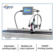 Production line automatic inkjet printer without conveyor for batch number picture