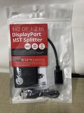 SIIG 1x2 DisplayPort [DP] 1.2 to 4KDisplayPort Multi-Monitor Splitter & Adapter picture