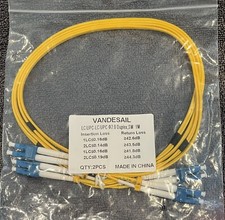 LC to SC Fiber Patch Cable Mode Duplex - 1M (3.28ft) - 9/125 um OS1 LSZH - A0031 picture