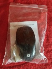 GE 98548 Ergonomic Mini Wireless Optical Mouse Black USB Receiver Manual WORKS picture
